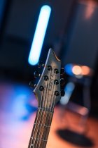 Baritone Electric Guitar with Seymour Duncan Sentient & Nazgûl Humbuckers, Natural Black Burst