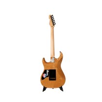 Snapper-CTM Buckeye Burl Electric Guitar with Case, Natural