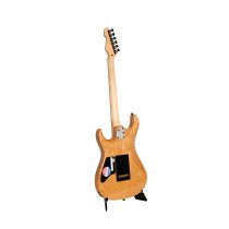 Snapper-CTM Buckeye Burl Electric Guitar with Case, Natural