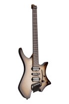 Headless Electric Guitar with Arc TILT Tremolo, Sepia Burst Gloss
