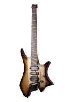 Headless Electric Guitar with Arc TILT Tremolo, Sepia Burst Gloss