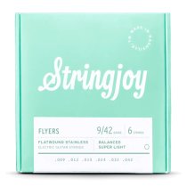Flyers Balanced Super Light Gauge (9-42) Flatwound Stainless Electric Guitar Strings