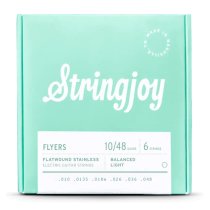 Flyers Balanced Light Gauge (10-48) Flatwound Stainless Electric Guitar Strings