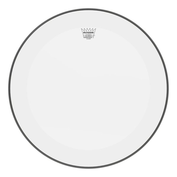 POWERSTROKE 3 Clear Bass Drumhead, 20" Diameter No Stripe