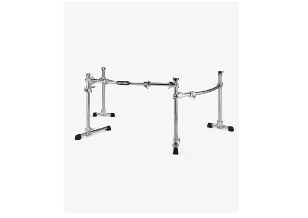 3-Sided Curved Drum Rack with 4 Bar Mounts, Built-In Cymbal Mounts and Expandable Gibraltar System