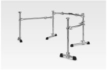 3-Sided Curved Drum Rack with 4 Bar Mounts, Built-In Cymbal Mounts and Expandable Gibraltar System