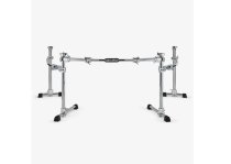 3-Sided Curved Drum Rack with 4 Bar Mounts, Built-In Cymbal Mounts and Expandable Gibraltar System