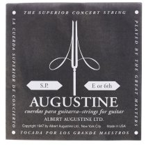 Black Classic Nylon E-6 Single String **12 pack**