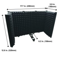 Acousti-Shield Desk or Stand-Mounted Acoustic Enclosure