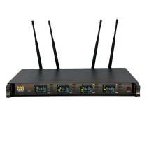 Four-Channel Wireless Gooseneck Microphone System