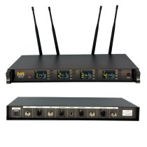 Four-Channel Wireless Gooseneck Microphone System