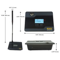 Four-Channel Wireless Gooseneck Microphone System
