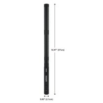 Battery-Powered Shotgun Microphone