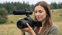 Battery-Powered Shotgun Microphone