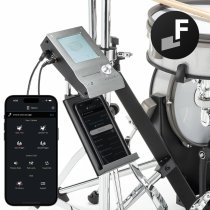 8-Piece Electronic Drum Kit with Tru-Motion Hi-Hat & 12" Mesh Kick, White Sparkle, White Sparkle