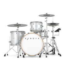 7-Piece Electronic Drum Kit with 20" Ride, 14" Tru-Motion Hi-Hat & 20" Kick, White Sparkle