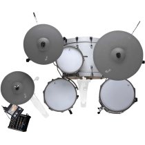 Standard Set 4-Piece Electronic Drum Kit with 20” Kick, EFD-PRO Sound Module & Stage Box