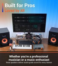 6.5" Studio Reference Monitor, 2-Way Active Powered Speaker (Single)