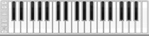 Ultra-Thin 37-key USB / Bluetooth MIDI Controller Keyboard
