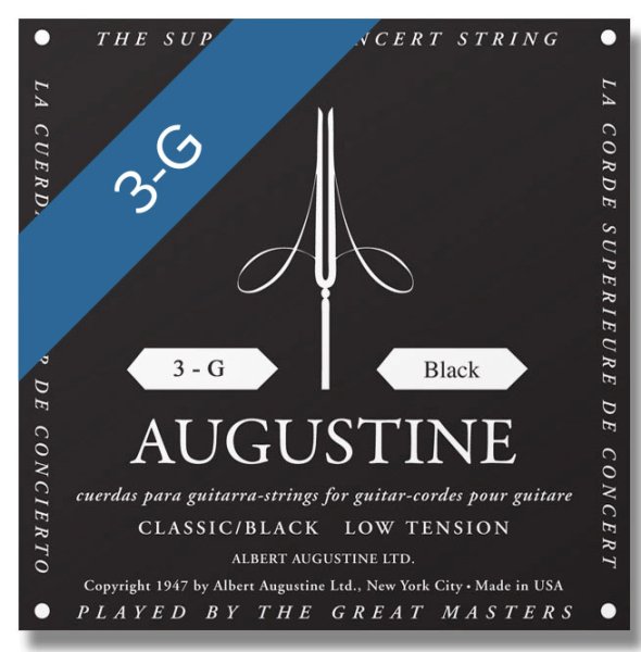 Black Classic Single Nylon 3-G String **12 PACK**