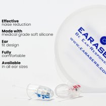 Musicians Earplugs, X-Small (-19 dB Peak, NRR-5 | SNR-14)