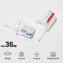 Peace & Quiet Earplugs, Small (-36 dB Peak, NRR-22 | SNR-26)