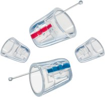 Music Max Earplugs with Filters & Sleeves, X-Small/Small (-31 dB Peak, NRR-16 | SNR-22)