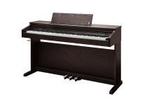88-Key Upright Digital Piano with Hammer-Action Keys, Bluetooth & 40W Speaker System, Rosewood