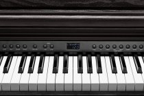 88-Key Upright Digital Piano with Hammer-Action Keys, Bluetooth & 40W Speaker System, Rosewood