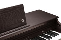 88-Key Upright Digital Piano with Hammer-Action Keys, Bluetooth & 40W Speaker System, Rosewood