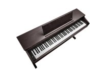 88-Key Upright Digital Piano with Hammer-Action Keys, Bluetooth & 40W Speaker System, Rosewood