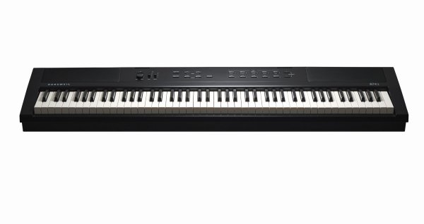 88-Key Portable Digital Piano, Black