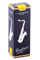 Tenor Sax Traditional Reeds Strength 1.5; Box of 5