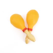 Yellow Soft Plastic Maracas