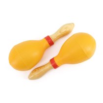 Yellow Soft Plastic Maracas