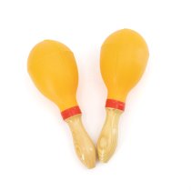 Yellow Soft Plastic Maracas