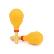 Yellow Soft Plastic Maracas
