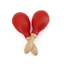 Red Soft Plastic Maracas (Pair)