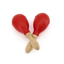Red Soft Plastic Maracas (Pair)