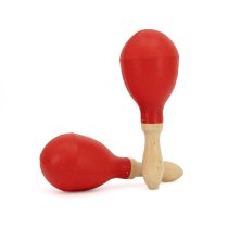 Red Soft Plastic Maracas (Pair)