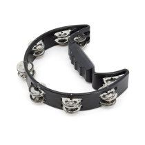 Black Cutaway Tambourine