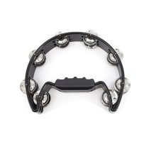 Black Cutaway Tambourine