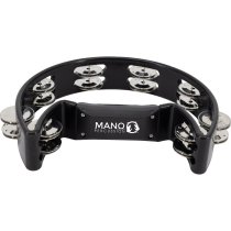 Black Cutaway Tambourine