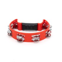 Red Cutaway Tambourine