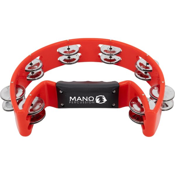 Red Cutaway Tambourine