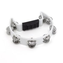 Cutaway Tambourine White
