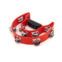 Red Double Cutaway Tambourine