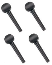 Violin Ebony Peg Set 4/4, 4/Bag