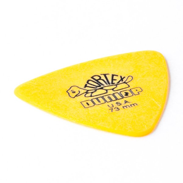 Yellow 0.73mm Tortex® Triangle Guitar Pick (6/pack)