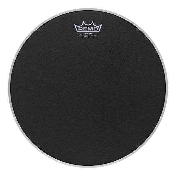 Emperor® Black Suede™ Crimplock® Tenor Drumhead, 14"